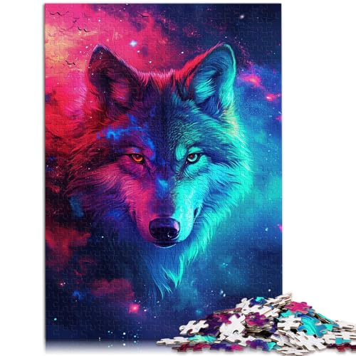 Puzzle für Erwachsene 1000 Teile Exotischer Wolf Lernspiele Heimdekoration Puzzle 26x38cm Geburtstagsgeschenk Geschenke Wandkunst von DLBHSG