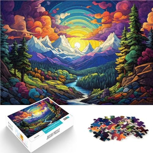 Puzzle für Erwachsene 1000 Teile Fantasie-Berglandschaft Quizspiel 50 x 75 cm Stressabbau schwierige Herausforderung für Kinder ab 14 Jahren Puzzle für Erwachsene 1000 Teile Fantasie-Berglandschaft Quizspiel 50 x 75 cm Stressabbau schwierige Herausforderung für Kinder ab 14 Jahren von DLBHSG