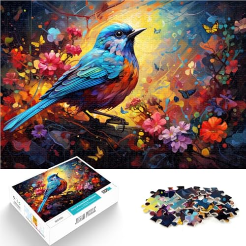 Puzzle für Erwachsene 1000 Teile Fantasie-Blauvogel Familienunterhaltungsspielzeug 50 x 75 cm einzigartiger Geburtstag und Geschenke für Teenager ab 14 Jahren von DLBHSG