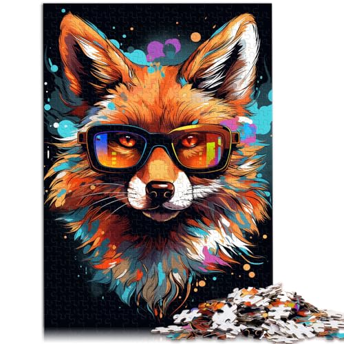 Puzzle für Erwachsene 1000 Teile Fantasie-Brillenfuchs Denkspiel 26 x 38 cm mit passendem Poster und Quizblatt Puzzle für Erwachsene 1000 Teile Fantasie-Brillenfuchs Denkspiel 26 x 38 cm mit passendem Poster und Quizblatt von DLBHSG