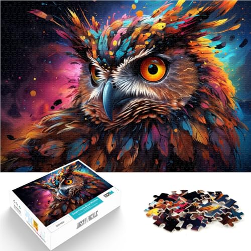 Puzzle für Erwachsene 1000 Teile Fantasie-Eulenmalerei Quizspiel 26 x 38 cm stärkt die Liebe zwischen Paaren für Teenager ab 14 Jahren Puzzle für Erwachsene 1000 Teile Fantasie-Eulenmalerei Quizspiel 26 x 38 cm stärkt die Liebe zwischen Paaren für Teenager ab 14 Jahren von DLBHSG