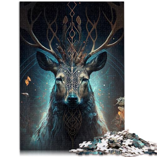 Puzzle für Erwachsene 1000 Teile Fantasie-Hirsch Denksportaufgabe 26 x 38 cm Geburtstagsgeschenk Geschenk Wandkunst für Teenager ab 14 Jahren Puzzle für Erwachsene 1000 Teile Fantasie-Hirsch Denksportaufgabe 26 x 38 cm Geburtstagsgeschenk Geschenk Wandkunst für Teenager ab 14 Jahren von DLBHSG