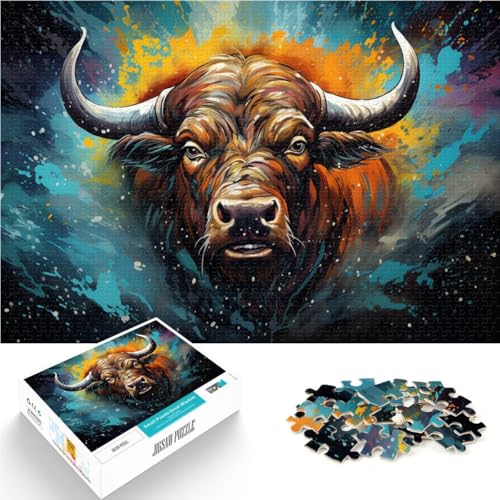 Puzzle für Erwachsene 1000 Teile Fantasie-Kuh-Malspielzeug Denkspiel 50 x 75 cm Geburtstagsgeschenk Geschenke Wandkunst für 14-Jährige Puzzle für Erwachsene 1000 Teile Fantasie-Kuh-Malspielzeug Denkspiel 50 x 75 cm Geburtstagsgeschenk Geschenke Wandkunst für 14-Jährige von DLBHSG