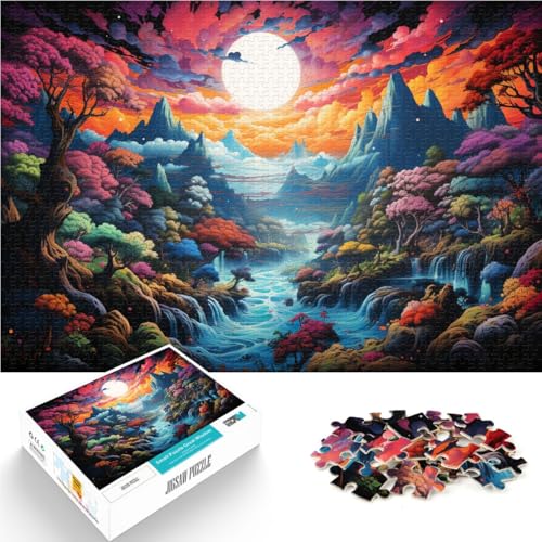 Puzzle für Erwachsene 1000 Teile Fantasie-Puzzle mit japanischer Landschaft Spielzeug für die ganze Familie Geschenk 26 x 38 cm anspruchsvolles Spiel und Familienspiel Puzzle für Erwachsene 1000 Teile Fantasie-Puzzle mit japanischer Landschaft Spielzeug für die ganze Familie Geschenk 26 x 38 cm anspruchsvolles Spiel und Familienspiel von DLBHSG