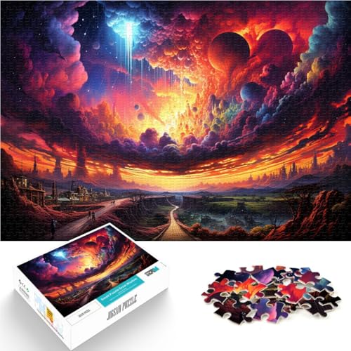 Puzzle für Erwachsene 1000 Teile Fantasie-Sonnenuntergangslandschaft Quizspiel 26 x 38 cm einzigartige Geburtstags- und Geschenkideen für Teenager ab 14 Jahren Puzzle für Erwachsene 1000 Teile Fantasie-Sonnenuntergangslandschaft Quizspiel 26 x 38 cm einzigartige Geburtstags- und Geschenkideen für Teenager ab 14 Jahren von DLBHSG