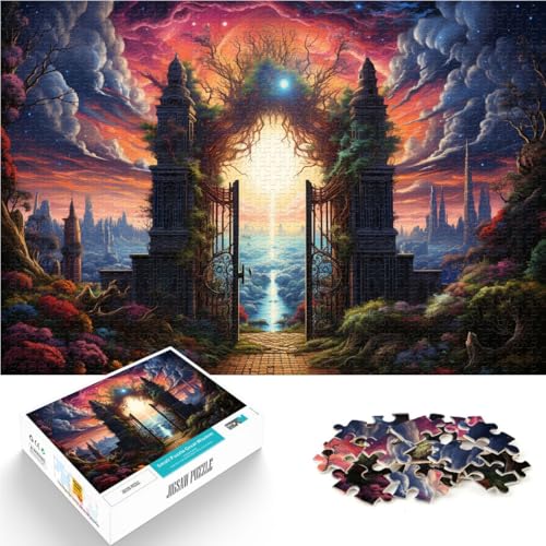 Puzzle für Erwachsene 1000 Teile Fantasie-Sternenhimmel-Tor Denksportaufgabe 50 x 75 cm geeignet als Schreibtischdekoration für Kinder ab 14 Jahren Puzzle für Erwachsene 1000 Teile Fantasie-Sternenhimmel-Tor Denksportaufgabe 50 x 75 cm geeignet als Schreibtischdekoration für Kinder ab 14 Jahren von DLBHSG