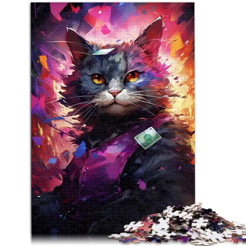 Puzzle für Erwachsene 1000 Teile Fantasie-Zeichnung Katze DIY-Puzzle-Spielzeug 50 x 75 cm tolles Geschenk für die ganze Familie für Teenager ab 14 Jahren Puzzle für Erwachsene 1000 Teile Fantasie-Zeichnung Katze DIY-Puzzle-Spielzeug 50 x 75 cm tolles Geschenk für die ganze Familie für Teenager ab 14 Jahren von DLBHSG