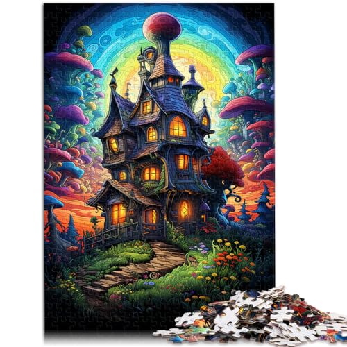 Puzzle für Erwachsene 1000 Teile Fantasiehaus Lernpuzzle 50 x 75 cm Stressabbau schwierige Herausforderung von DLBHSG