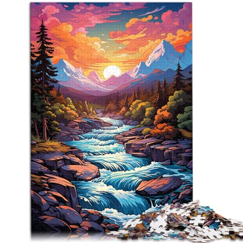 Puzzle für Erwachsene 1000 Teile Fantasielandschaft Lernspielzeug 50 x 75 cm Geschenke für Freunde und Familie ab 14 Jahren von DLBHSG