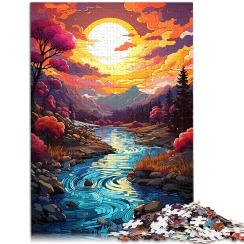 Puzzle für Erwachsene 1000 Teile Fantasielandschaft unter Sonnenuntergang Lernspielzeug Familienspiele 26x38cm Eltern-Kind-Interaktion Puzzle für Erwachsene 1000 Teile Fantasielandschaft unter Sonnenuntergang Lernspielzeug Familienspiele 26x38cm Eltern-Kind-Interaktion von DLBHSG