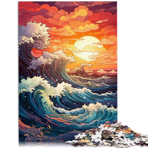 Puzzle für Erwachsene 1000 Teile Fantasiewellen bei Sonnenuntergang Quizspiel 50 x 75 cm Lernspiel für Geburtstag Weihnachten für Teenager ab 14 Jahren Puzzle für Erwachsene 1000 Teile Fantasiewellen bei Sonnenuntergang Quizspiel 50 x 75 cm Lernspiel für Geburtstag Weihnachten für Teenager ab 14 Jahren von DLBHSG