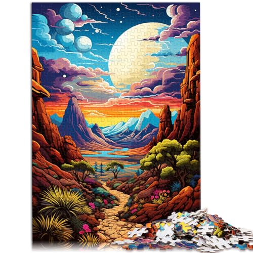 Puzzle für Erwachsene 1000 Teile Fantasiewüste anspruchsvolles Spiel Puzzles 50 x 75 cm anspruchsvolles Spiel und Familienspiel für Teenager ab 14 Jahren von DLBHSG