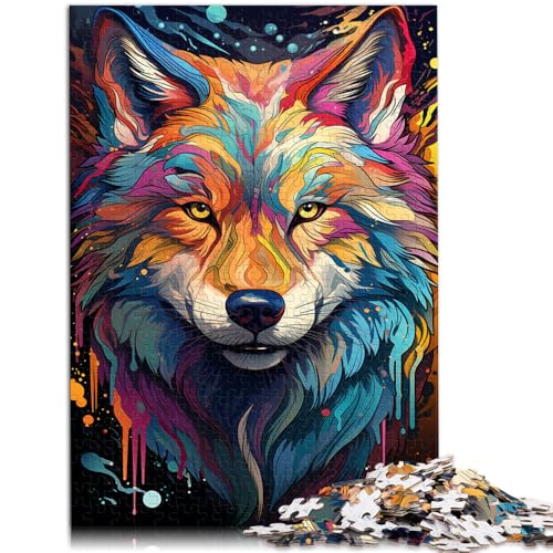 Puzzle für Erwachsene 1000 Teile Fantasiezeichnung eines Wolfs Denksportaufgabe 26 x 38 cm anspruchsvolles Spiel und Familienspiel Puzzle für Erwachsene 1000 Teile Fantasiezeichnung eines Wolfs Denksportaufgabe 26 x 38 cm anspruchsvolles Spiel und Familienspiel von DLBHSG