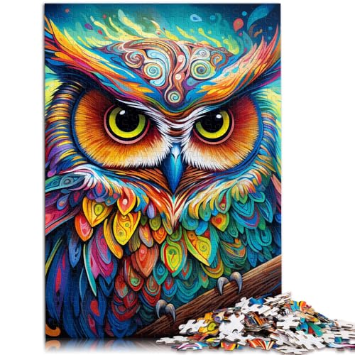 Puzzle für Erwachsene 1000 Teile Fantasy Art Owl Lernspiele für Zuhause DIY-Spielzeug 26 x 38 cm Geschenke für Freunde und Familie für Teenager ab 14 Jahren von DLBHSG