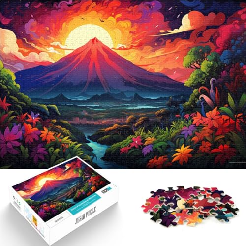 Puzzle für Erwachsene 1000 Teile Fantasy-Kunstgemälde anspruchsvolles Spiel 26 x 38 cm ganze Familie von DLBHSG
