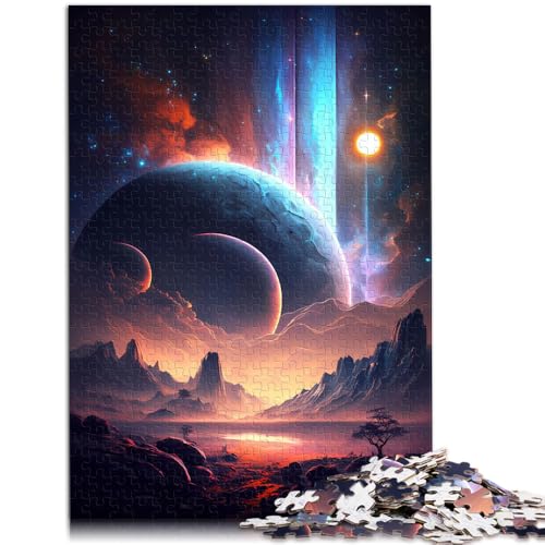 Puzzle für Erwachsene 1000 Teile Fantasy-Spektrum der Galaxie Familienspaß 50 x 75 cm Lernspiel für Geburtstag Weihnachten von DLBHSG
