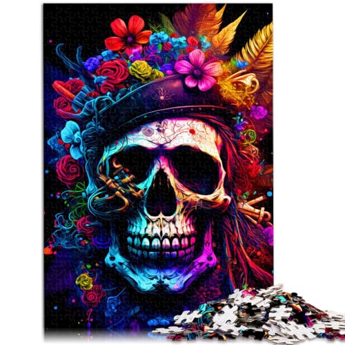 Puzzle für Erwachsene 1000 Teile Fantasy-Totenkopf-Familienspiel für und 50 x 75 cm mit passendem Poster und Quizblatt für 14-Jährige Puzzle für Erwachsene 1000 Teile Fantasy-Totenkopf-Familienspiel für und 50 x 75 cm mit passendem Poster und Quizblatt für 14-Jährige von DLBHSG