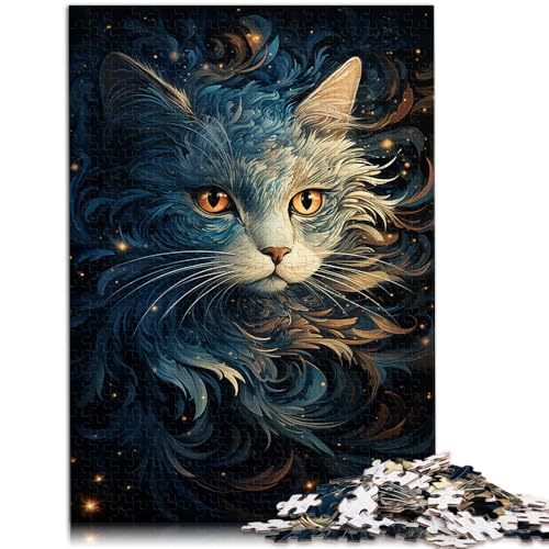 Puzzle für Erwachsene 1000 Teile Farbiges Galaxie-Katzenspielzeug Denkspiel 26 x 38 cm Einzigartiges Geburtstags- und Geschenk für Teenager ab 14 Jahren Puzzle für Erwachsene 1000 Teile Farbiges Galaxie-Katzenspielzeug Denkspiel 26 x 38 cm Einzigartiges Geburtstags- und Geschenk für Teenager ab 14 Jahren von DLBHSG