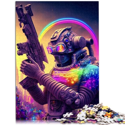 Puzzle für Erwachsene 1000 Teile Farbkrieger schwierig und herausfordernd 50 x 75 cm ganze Familie für Teenager ab 14 Jahren von DLBHSG
