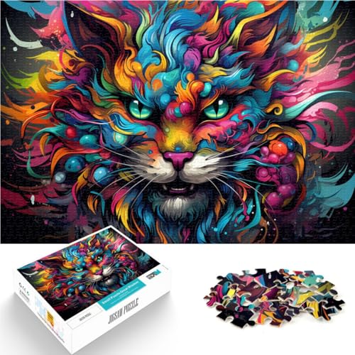 Puzzle für Erwachsene 1000 Teile Farblöwe Lernspiele für Zuhause DIY-Spielzeug 50 x 75 cm Lernspiel für Geburtstag Weihnachten von DLBHSG