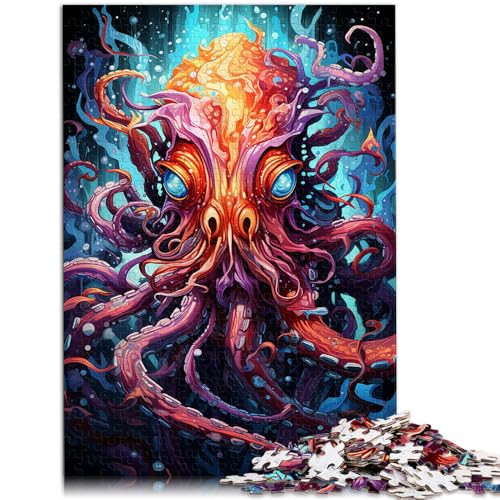 Puzzle für Erwachsene 1000 Teile Farbmalerei Oktopus Lernspiele Heimdekoration Puzzle 50 x 75 cm Geburtstagsgeschenke Puzzle für Erwachsene 1000 Teile Farbmalerei Oktopus Lernspiele Heimdekoration Puzzle 50 x 75 cm Geburtstagsgeschenke von DLBHSG