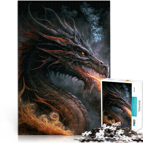 Puzzle für Erwachsene 1000 Teile Feuer Lernspiele Heimdekoration Puzzle 50x75cm ganze Familie von DLBHSG