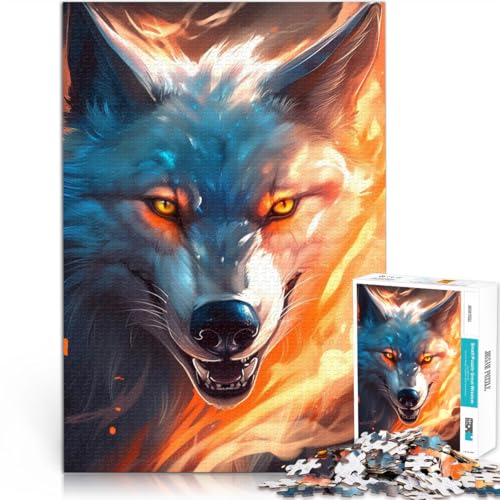Puzzle für Erwachsene 1000 Teile Feuerwolf Denkspiel 26 x 38 cm ganze Familie für 14-Jährige Puzzle für Erwachsene 1000 Teile Feuerwolf Denkspiel 26 x 38 cm ganze Familie für 14-Jährige von DLBHSG