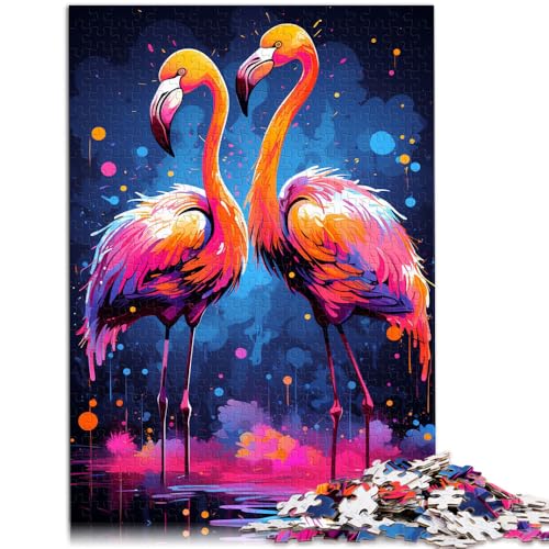 Puzzle für Erwachsene 1000 Teile Flamingo Kunst Lernen Lernspielzeug Familienspiele 26 x 38 cm einzigartige Heimdekoration und Geschenke Puzzle für Erwachsene 1000 Teile Flamingo Kunst Lernen Lernspielzeug Familienspiele 26 x 38 cm einzigartige Heimdekoration und Geschenke von DLBHSG