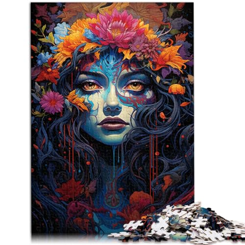 Puzzle für Erwachsene 1000 Teile Frau mit Blumen Quizspiel 26 x 38 cm einzigartige Heimdekoration und Geschenke für Teenager ab 14 Jahren Puzzle für Erwachsene 1000 Teile Frau mit Blumen Quizspiel 26 x 38 cm einzigartige Heimdekoration und Geschenke für Teenager ab 14 Jahren von DLBHSG