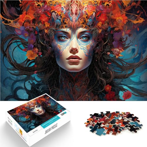 Puzzle für Erwachsene 1000 Teile Frauenkunst Lernspielzeug Familienspiele 50 x 75 cm anspruchsvolles Spiel und Familienspiel von DLBHSG