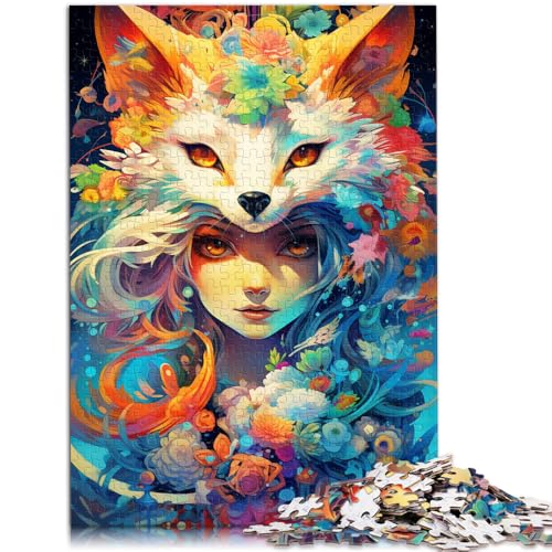 Puzzle für Erwachsene 1000 Teile Fuchs-Dämon-Quizspiel 50 x 75 cm ganze Familie für Teenager ab 14 Jahren von DLBHSG