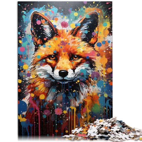 Puzzle für Erwachsene 1000 Teile Fuchs Denkspiel 50 x 75 cm Herausforderung für die Gehirnintelligenz süchtig machendes Spielzeug für 14-Jährige von DLBHSG