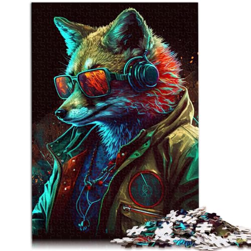 Puzzle für Erwachsene 1000 Teile Fuchs anspruchsvolles Spiel 26 x 38 cm anspruchsvolles Spiel und Familienspiel für Teenager ab 14 Jahren von DLBHSG