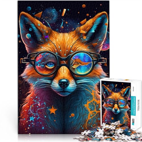 Puzzle für Erwachsene 1000 Teile Fuchs mit Brille Anspruchsvolles Spiel Puzzles 50x75cm Stressabbau Schwierige Herausforderung Puzzle für Erwachsene 1000 Teile Fuchs mit Brille Anspruchsvolles Spiel Puzzles 50x75cm Stressabbau Schwierige Herausforderung von DLBHSG