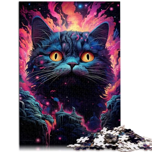 Puzzle für Erwachsene 1000 Teile Future Cat-Quizspiel 50 x 75 cm Spaß für Zuhause Geburtstagsgeschenk Reisegeschenk von DLBHSG