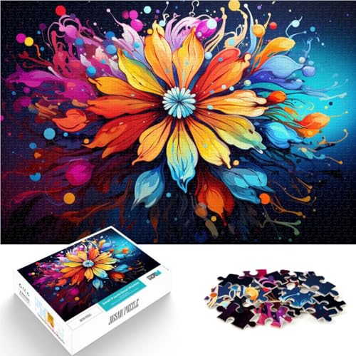 Puzzle für Erwachsene 1000 Teile Gänseblümchen Präzisionsschnitt-Puzzle 50 x 75 cm Lernspiel für Geburtstag Weihnachten für Teenager ab 14 Jahren von DLBHSG
