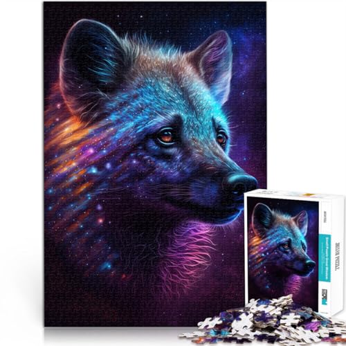 Puzzle für Erwachsene 1000 Teile Galaxie Afrikanische Hyäne DIY-Puzzle Spielzeug 50 x 75 cm Geschenke für Freunde und Familie für Teenager ab 14 Jahren von DLBHSG
