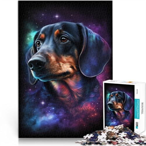 Puzzle für Erwachsene 1000 Teile Galaxie-Dackel schwierig und herausfordernd 26 x 38 cm geeignet als Schreibtischdekoration für Teenager ab 14 Jahren Puzzle für Erwachsene 1000 Teile Galaxie-Dackel schwierig und herausfordernd 26 x 38 cm geeignet als Schreibtischdekoration für Teenager ab 14 Jahren von DLBHSG