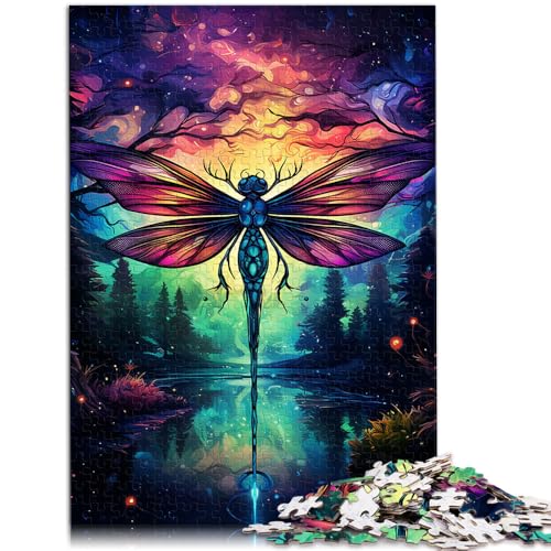 Puzzle für Erwachsene 1000 Teile Galaxie-Libelle Spielzeug Lernspiele Stressabbau 50 x 75 cm Lernspiel für Geburtstag Weihnachten von DLBHSG