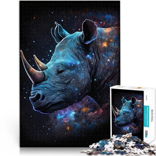 Puzzle für Erwachsene 1000 Teile Galaxie-Tier Nashorn anspruchsvolles Spiel Puzzle 50 x 75 cm einzigartige Heimdekoration und Geschenke für Teenager ab 14 Jahren Puzzle für Erwachsene 1000 Teile Galaxie-Tier Nashorn anspruchsvolles Spiel Puzzle 50 x 75 cm einzigartige Heimdekoration und Geschenke für Teenager ab 14 Jahren von DLBHSG