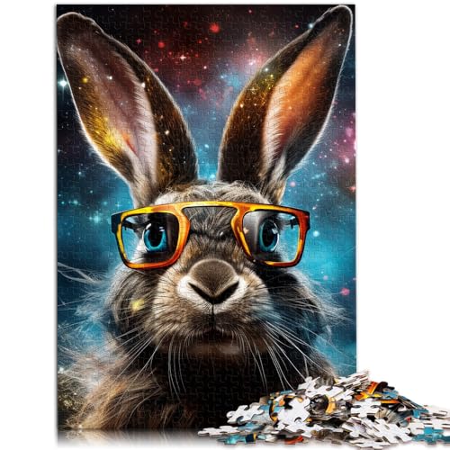 Puzzle für Erwachsene 1000 Teile Galaxien-Kaninchen-Puzzle – anspruchsvolles Spiel 50 x 75 cm anspruchsvolles Spiel und Familienspiel von DLBHSG