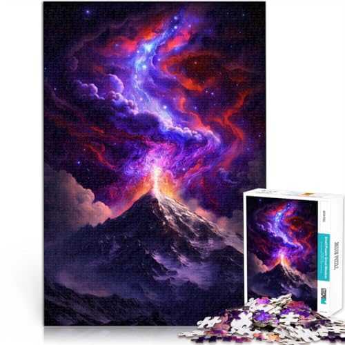 Puzzle für Erwachsene 1000 Teile Galaxy Art Vulkan-Spielzeug Denkspiel 26 x 38 cm ganze Familie ab 14 Jahren von DLBHSG
