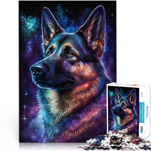 Puzzle für Erwachsene 1000 Teile Galaxy Deutscher Schäferhund-Quizspiel 26 x 38 cm mit passendem Poster und Quizblatt für 14-Jährige Puzzle für Erwachsene 1000 Teile Galaxy Deutscher Schäferhund-Quizspiel 26 x 38 cm mit passendem Poster und Quizblatt für 14-Jährige von DLBHSG