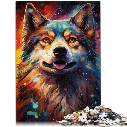 Puzzle für Erwachsene 1000 Teile Galaxy Dog Lernspiele Heimdekoration Puzzle 50x75cm Lernspiel für Geburtstag Weihnachten von DLBHSG