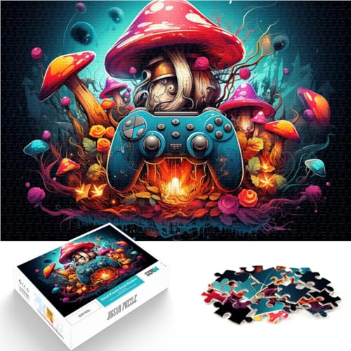 Puzzle für Erwachsene 1000 Teile Gamepad-Art schwierig und herausfordernd 50 x 75 cm einzigartige Heimdekoration und Geschenke für Teenager ab 14 Jahren von DLBHSG