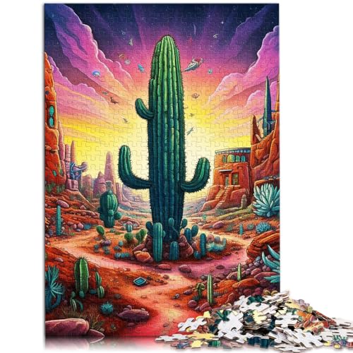 Puzzle für Erwachsene 1000 Teile Geheimer Kaktus Puzzle für Lernspiele Herausforderungsspielzeug 50 x 75 cm ganze Familie Puzzle für Erwachsene 1000 Teile Geheimer Kaktus Puzzle für Lernspiele Herausforderungsspielzeug 50 x 75 cm ganze Familie von DLBHSG