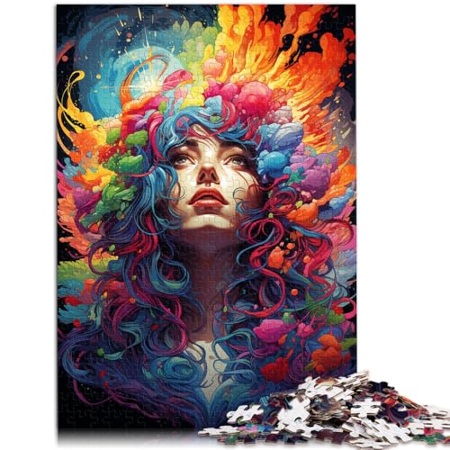 Puzzle für Erwachsene 1000 Teile Gemälde Farbe Frau Spielzeug Denkspiel 26 x 38 cm Fördert die Liebe zwischen Paaren für Teenager ab 14 Jahren Puzzle für Erwachsene 1000 Teile Gemälde Farbe Frau Spielzeug Denkspiel 26 x 38 cm Fördert die Liebe zwischen Paaren für Teenager ab 14 Jahren von DLBHSG