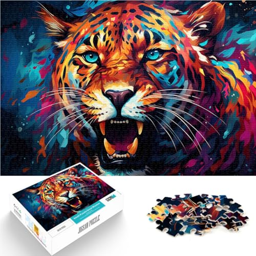 Puzzle für Erwachsene 1000 Teile Geparden-Puzzle Lernspiel Herausforderungsspielzeug 50 x 75 cm geeignet als Schreibtischdekoration Puzzle für Erwachsene 1000 Teile Geparden-Puzzle Lernspiel Herausforderungsspielzeug 50 x 75 cm geeignet als Schreibtischdekoration von DLBHSG