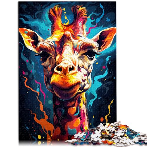 Puzzle für Erwachsene 1000 Teile Giraffe Lernspielzeug 50 x 75 cm Lernspiel für Geburtstag Weihnachten für Teenager ab 14 Jahren von DLBHSG