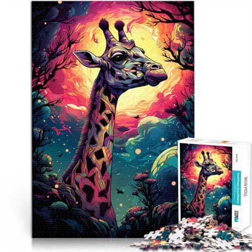 Puzzle für Erwachsene 1000 Teile Giraffe Weltraum Denkspiel 50 x 75 cm Lernspiel für Geburtstag Weihnachten für Kinder ab 14 Jahren Puzzle für Erwachsene 1000 Teile Giraffe Weltraum Denkspiel 50 x 75 cm Lernspiel für Geburtstag Weihnachten für Kinder ab 14 Jahren von DLBHSG